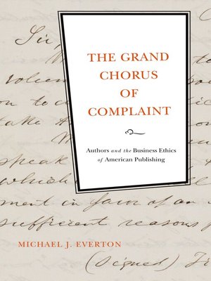 cover image of The Grand Chorus of Complaint